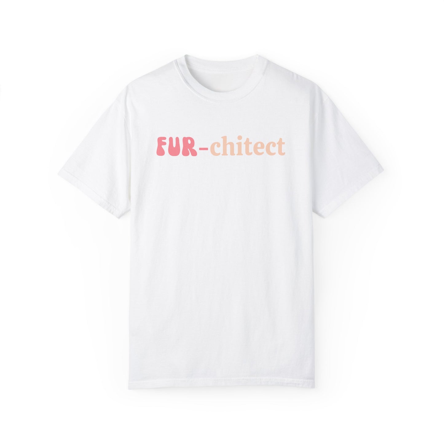 Colorful Fur-chitect Dog Groomer gift Tshirt