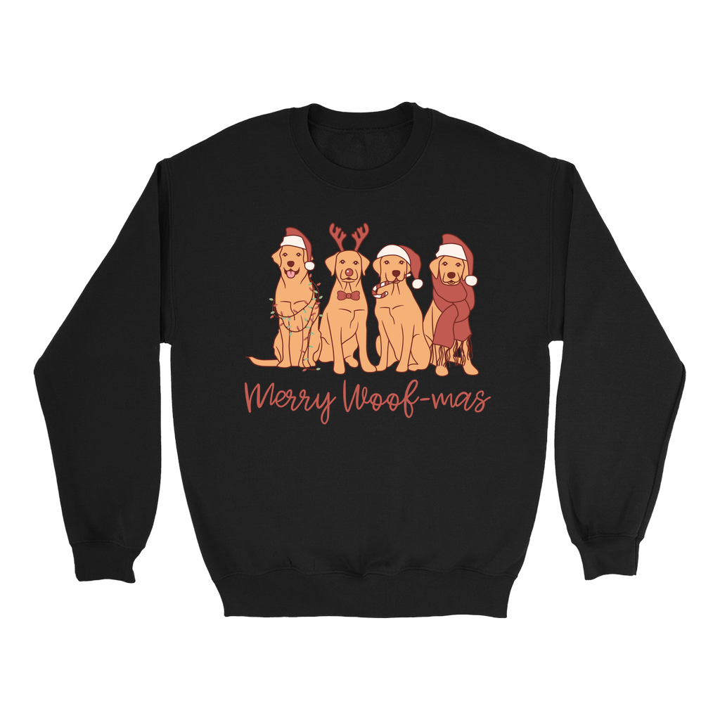 Merry Woofmas Christmas Dog Sweatshirt