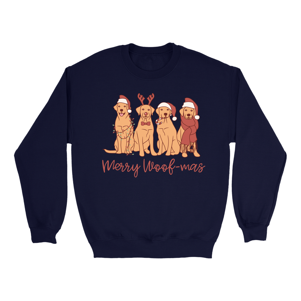 Merry Woofmas Christmas Dog Sweatshirt