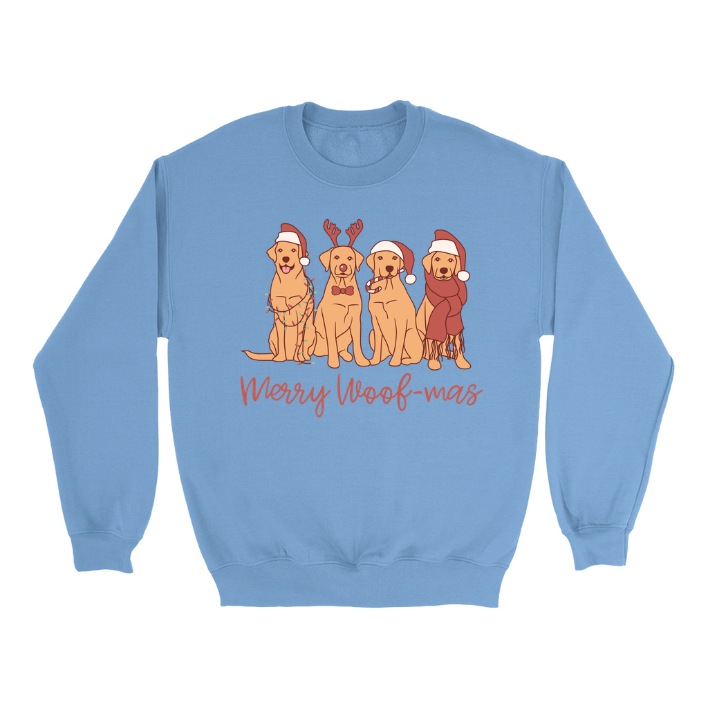 Merry Woofmas Christmas Dog Sweatshirt