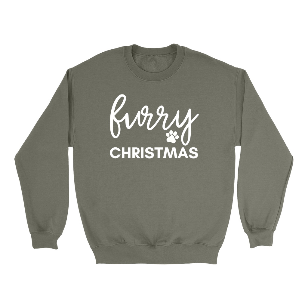 Furry Christmas - Cute Christmas Sweatshirt