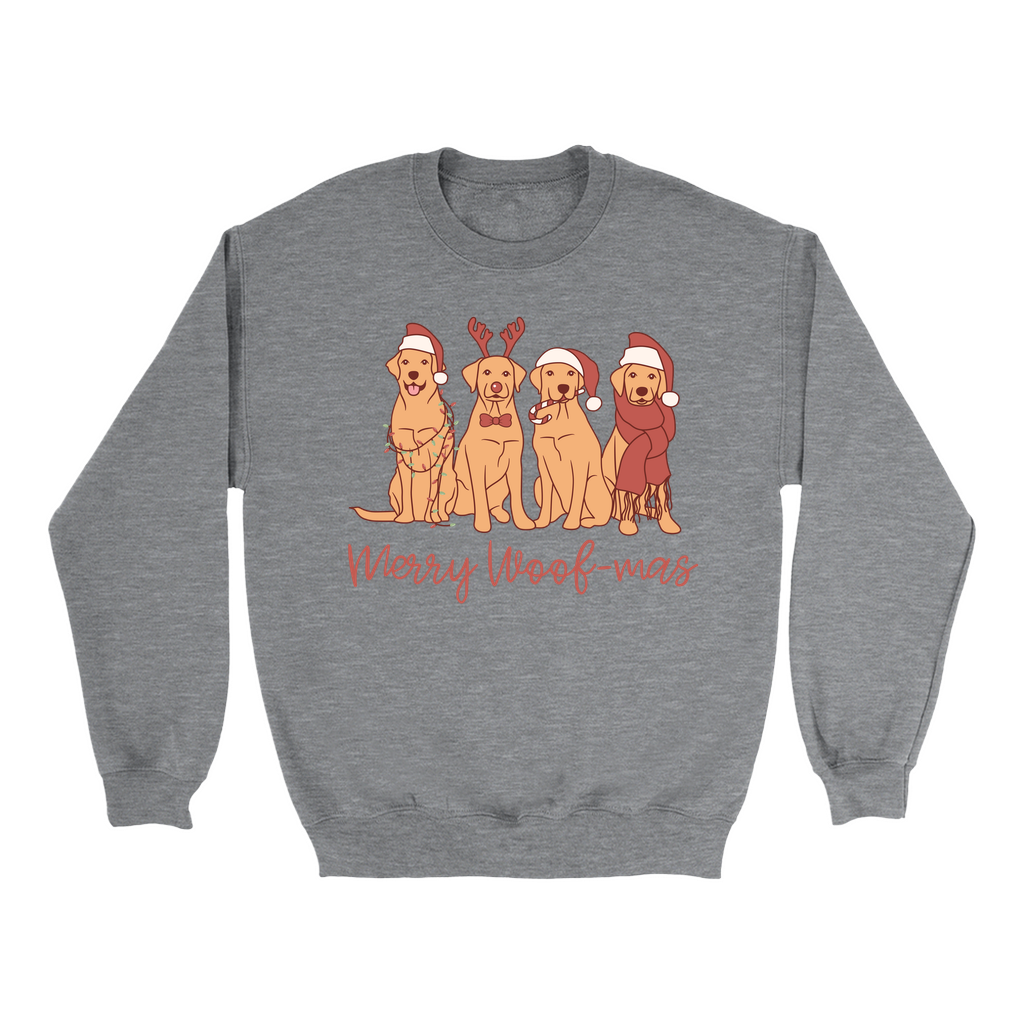 Merry Woofmas Christmas Dog Sweatshirt