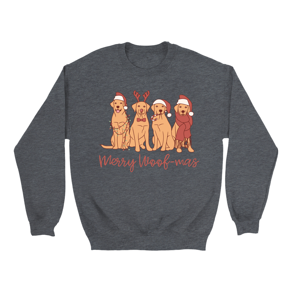 Merry Woofmas Christmas Dog Sweatshirt