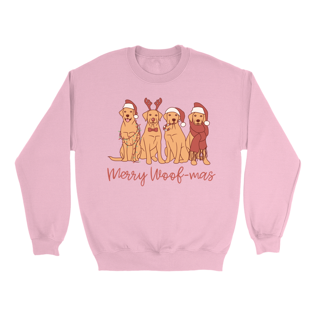 Merry Woofmas Christmas Dog Sweatshirt