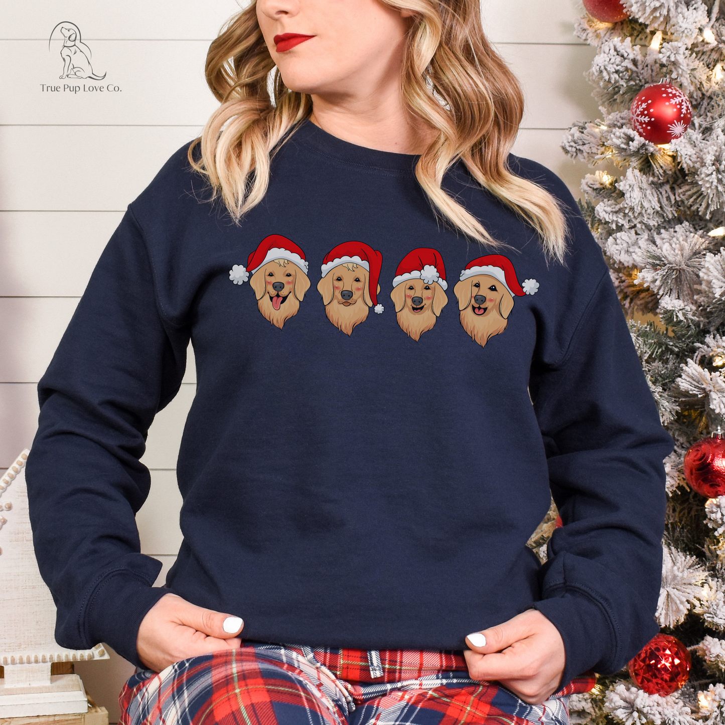 Santa Golden Retriever Sweatshirt