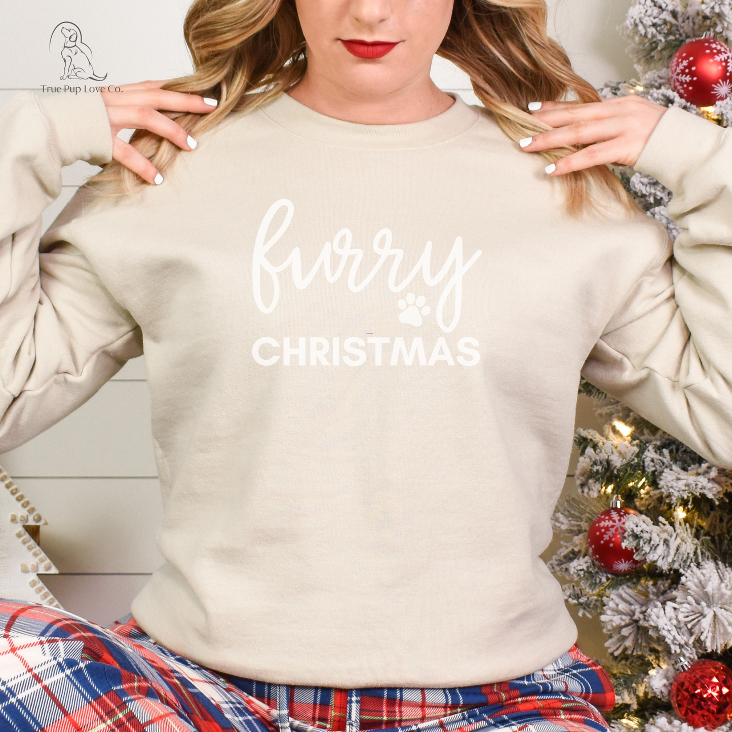 Furry Christmas - Cute Christmas Sweatshirt