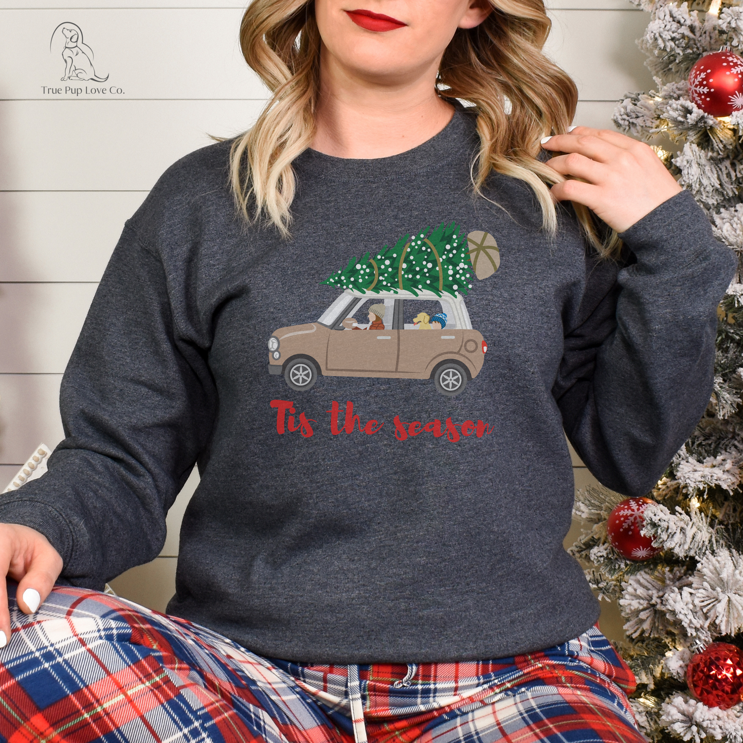 Tis the season - Christmas tree Sweatshirt