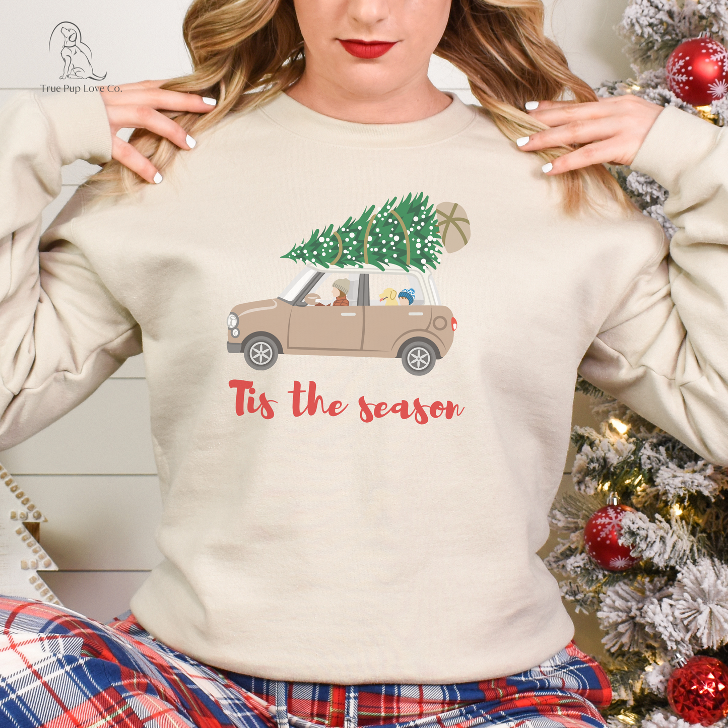 Tis the season - Christmas tree Sweatshirt