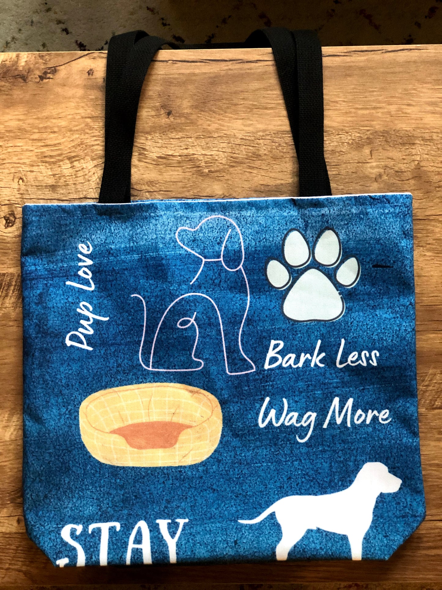 dog jargon tote