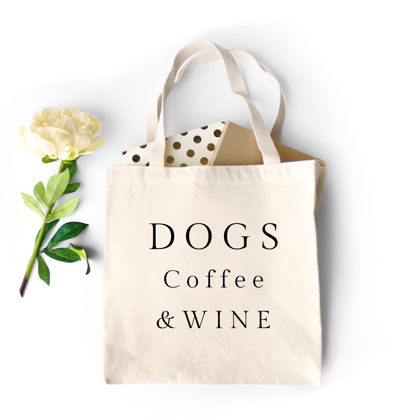 dog tote bag