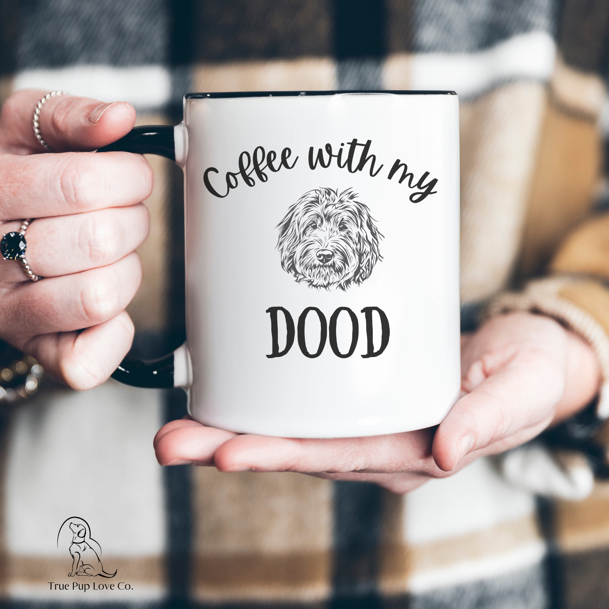 Doodle Mom Mug - Goldendoodle Mom - Labradoodle - Custom Doodle Dog - Dog Mom  Mug - Dog Mom Gift - Fur Mom - Girl with Dog Mug