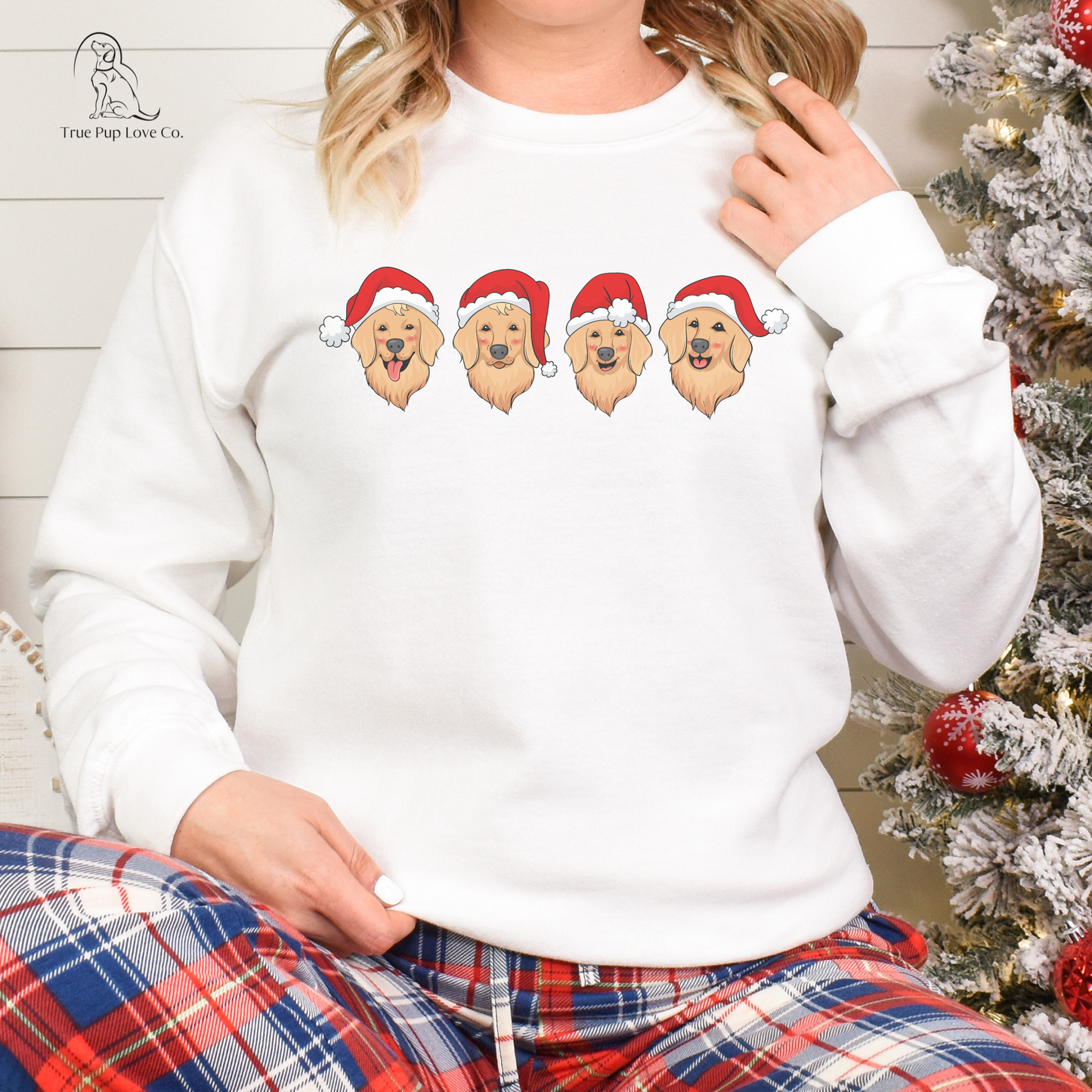 Santa Golden Retriever Sweatshirt