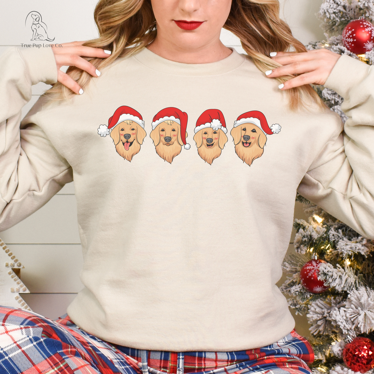 Santa Golden Retriever Sweatshirt