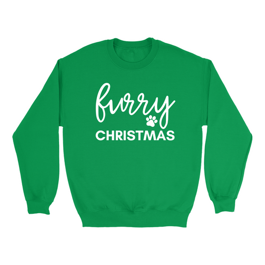 Furry Christmas - Cute Christmas Sweatshirt