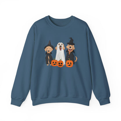 Halloween Witch dogs & a cute ghost T-shirt