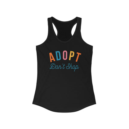 Adopt Don't Shop Women's Racerback Tank