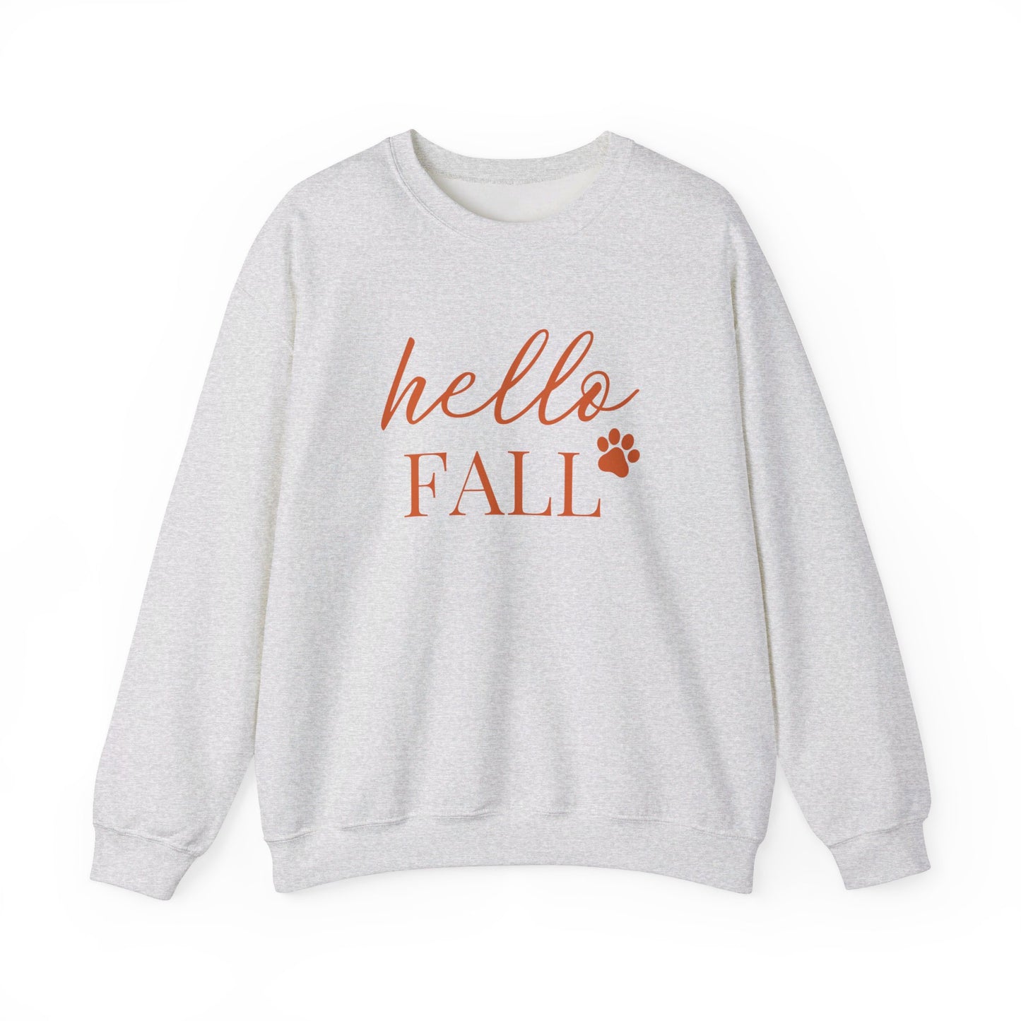 Hello Fall Paw (orange) Sweatshirt