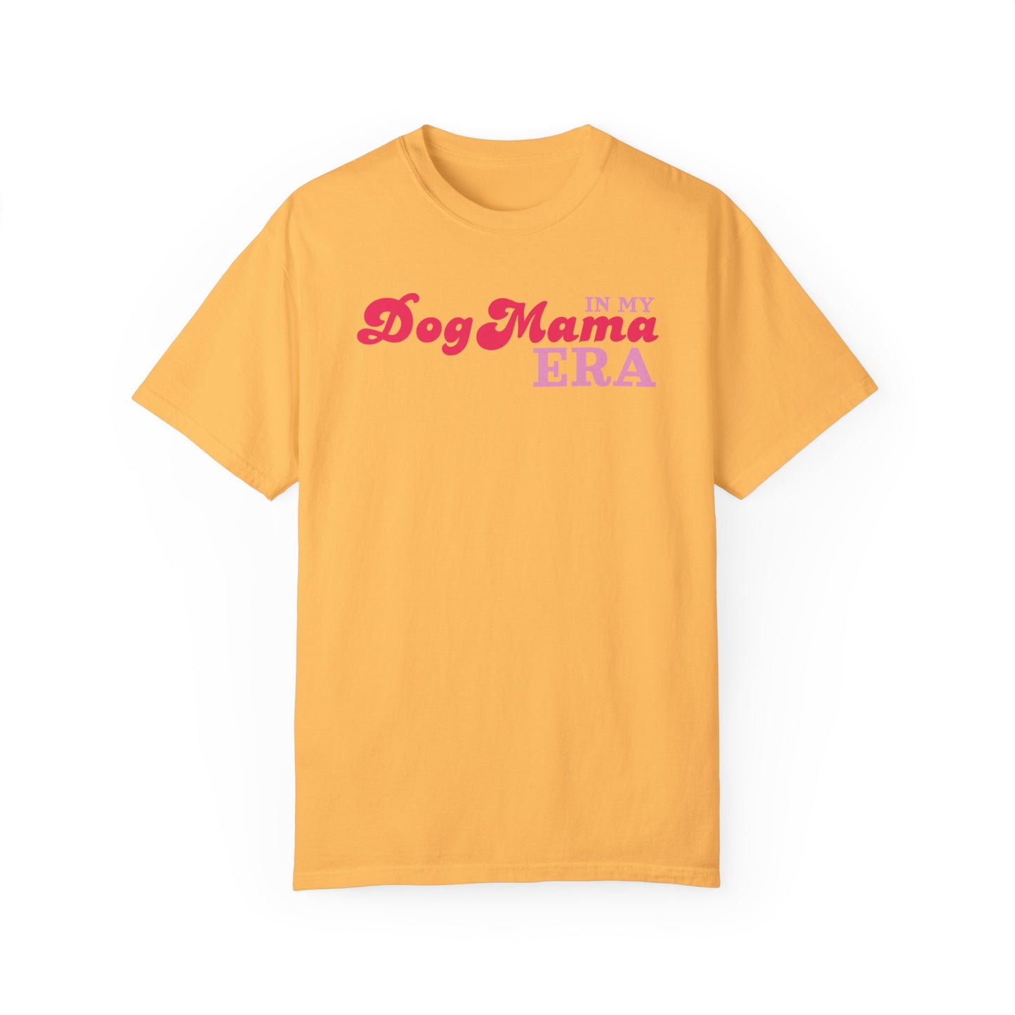 In my Dog Mama Era T-shirt in red