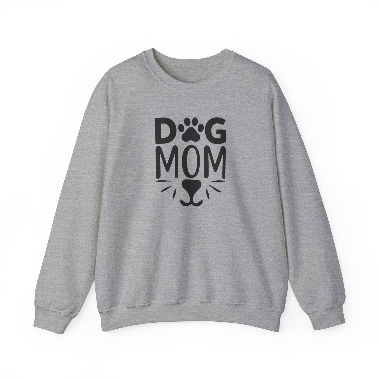 Dog Mom with cute dog nose Sweatshirt