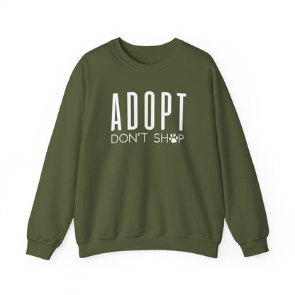 Adopt Don't Shop Rescue Dog Mom Sweatshirt