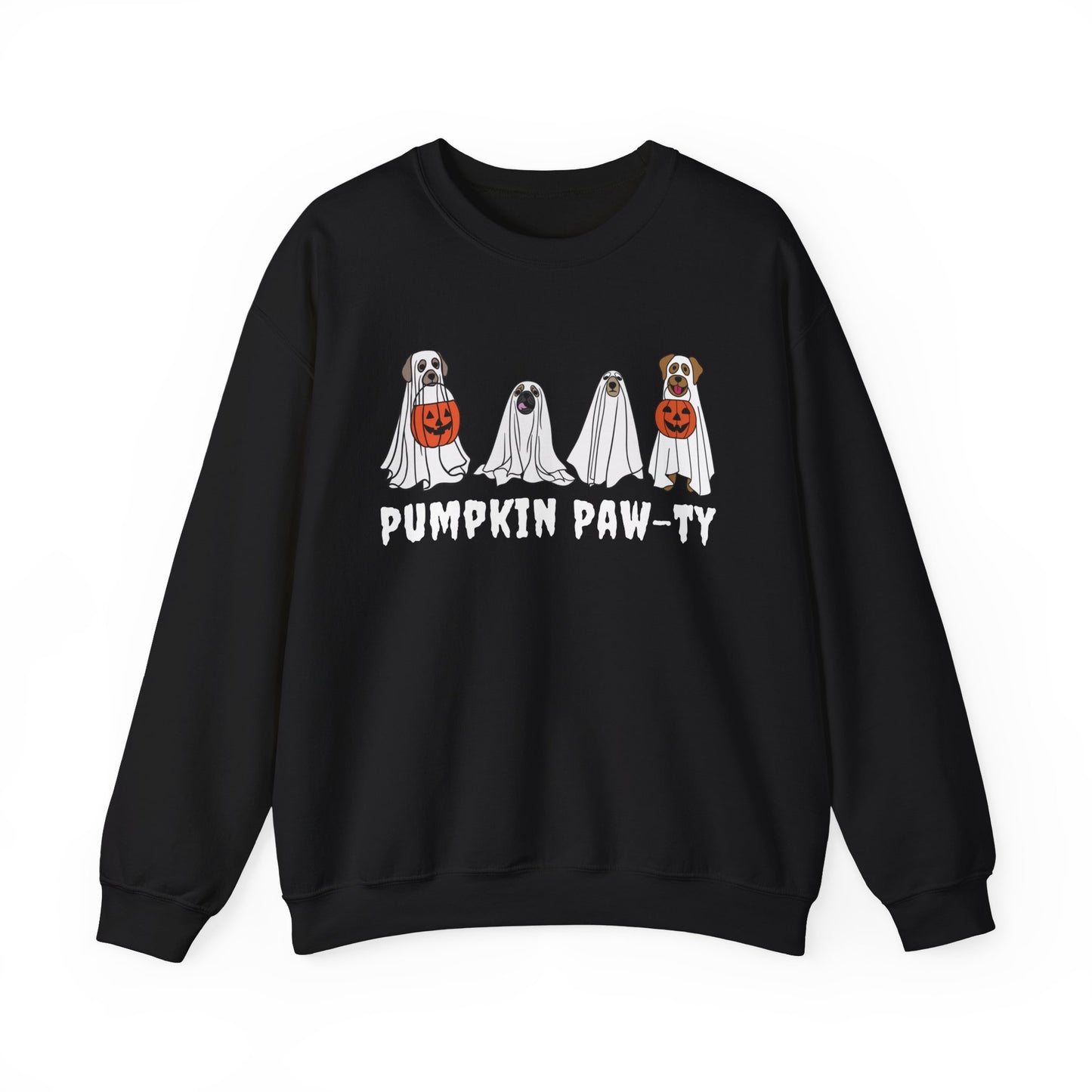 Pumpkin Pawty Cute Dog Ghost T-shirt