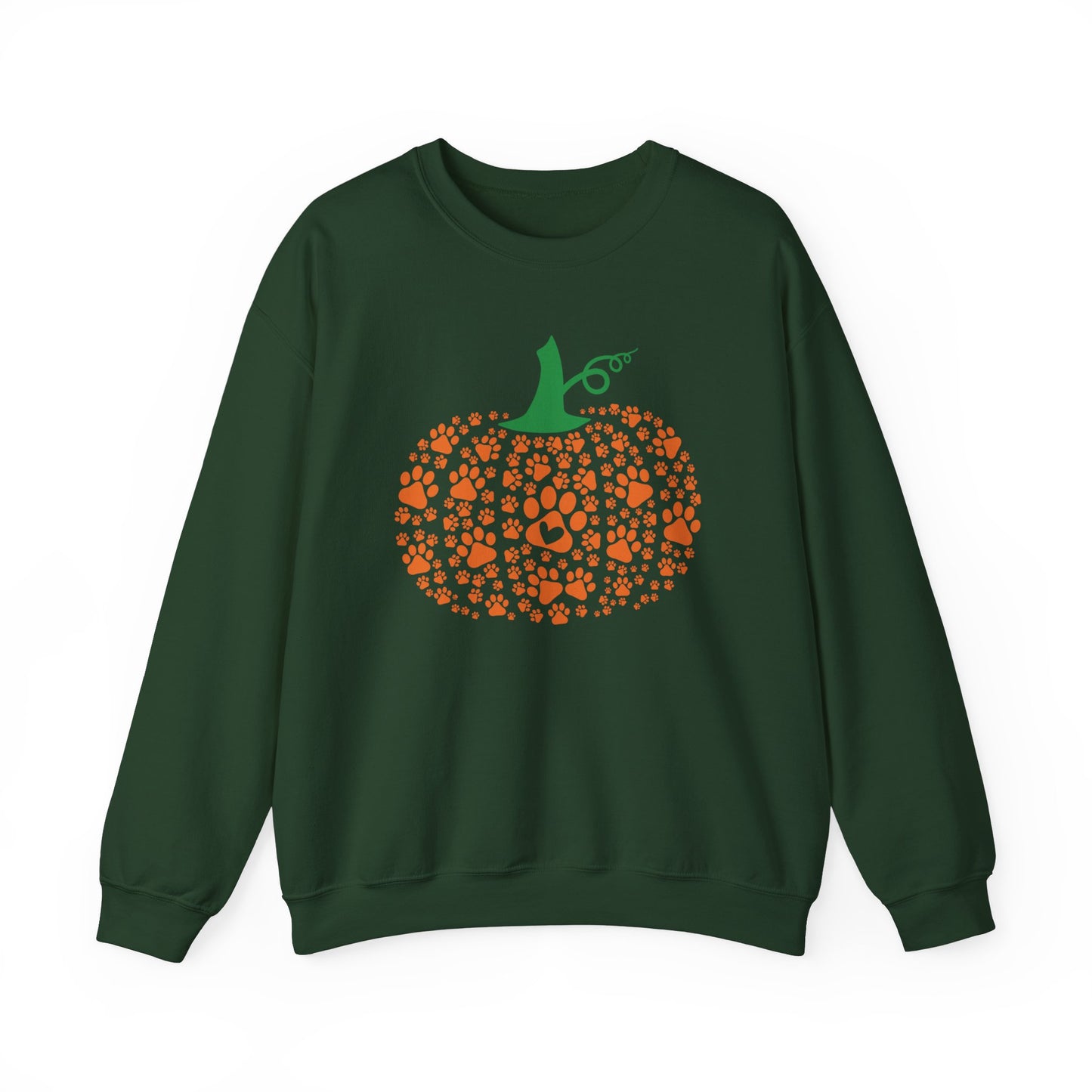 Pumpkin Paw print Sweatshirt