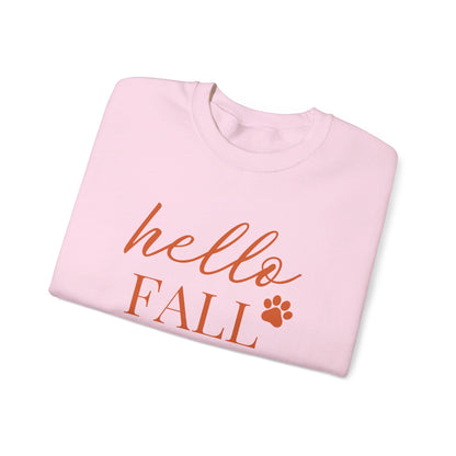 Hello Fall Paw (orange) Sweatshirt