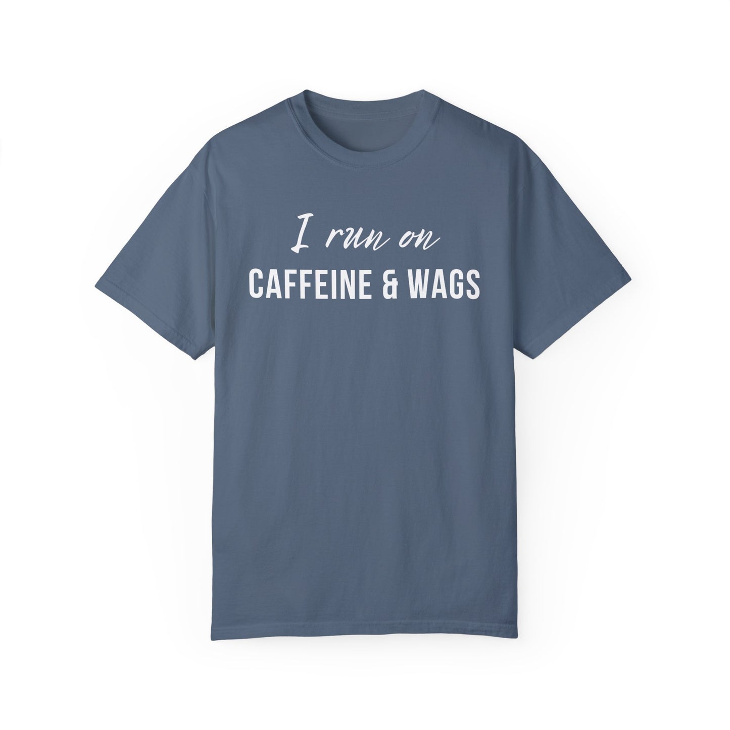 I run on Caffeine & Wags T-Shirt