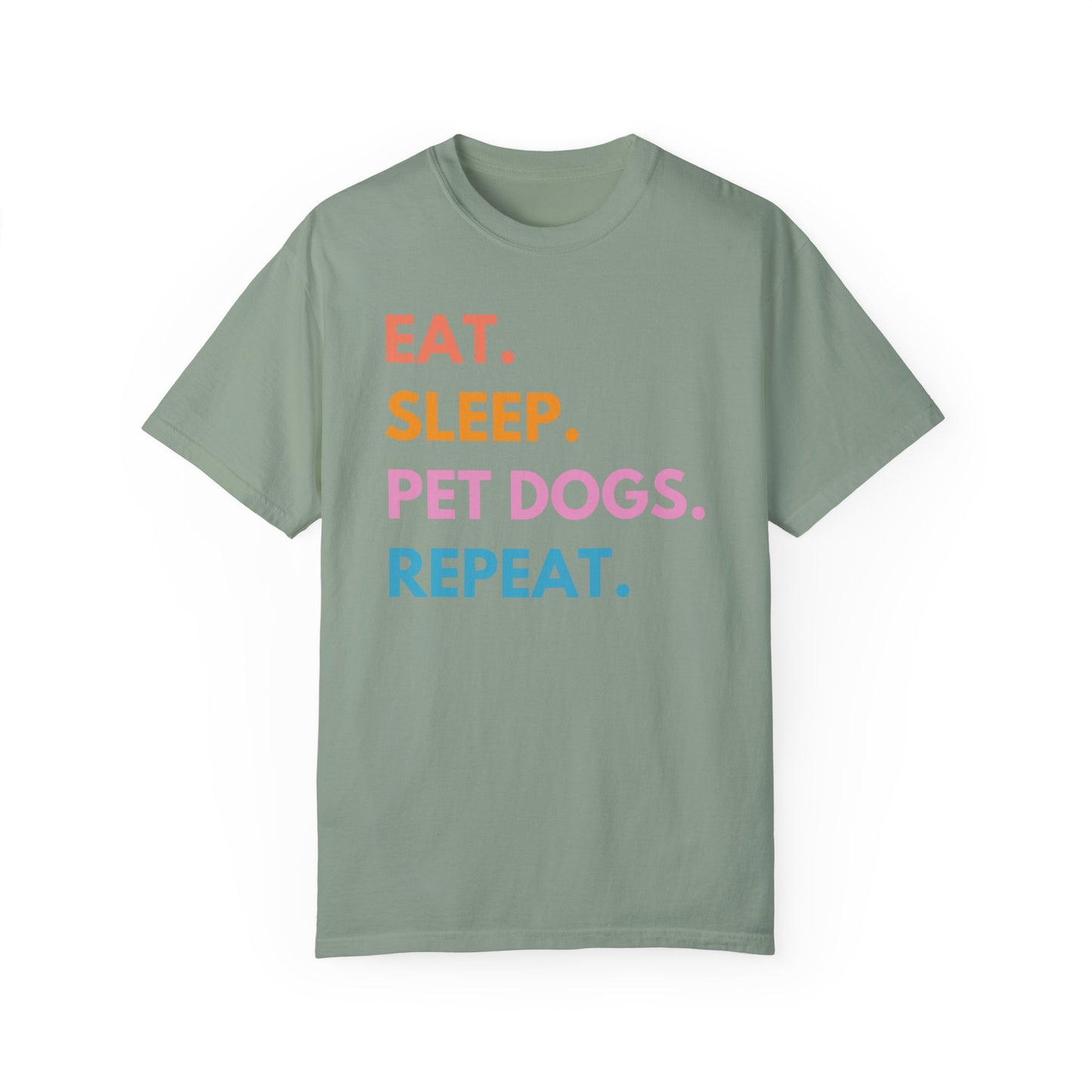 Eat Sleep Pet Dogs Repeat funny dog lover shirt