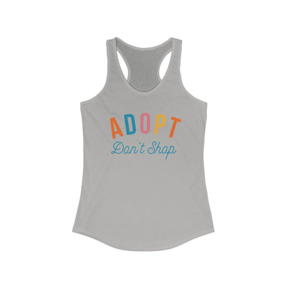 Adopt Don't Shop Women's Racerback Tank