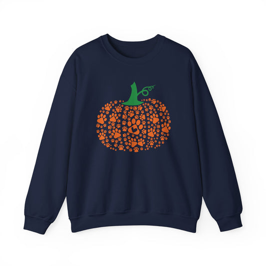 Pumpkin Paw print Sweatshirt