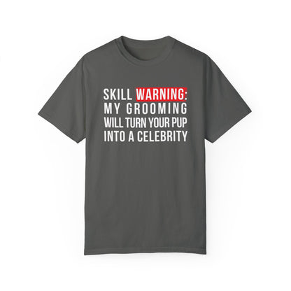 My Grooming will turn your pup into a celebrity funny dog groomer tshirt