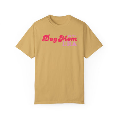 In my Dog Mom Era T-shirt in red