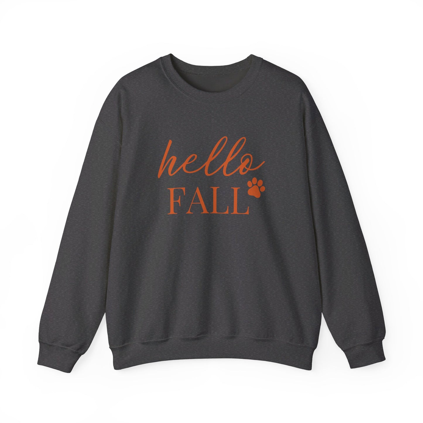 Hello Fall Paw (orange) Sweatshirt