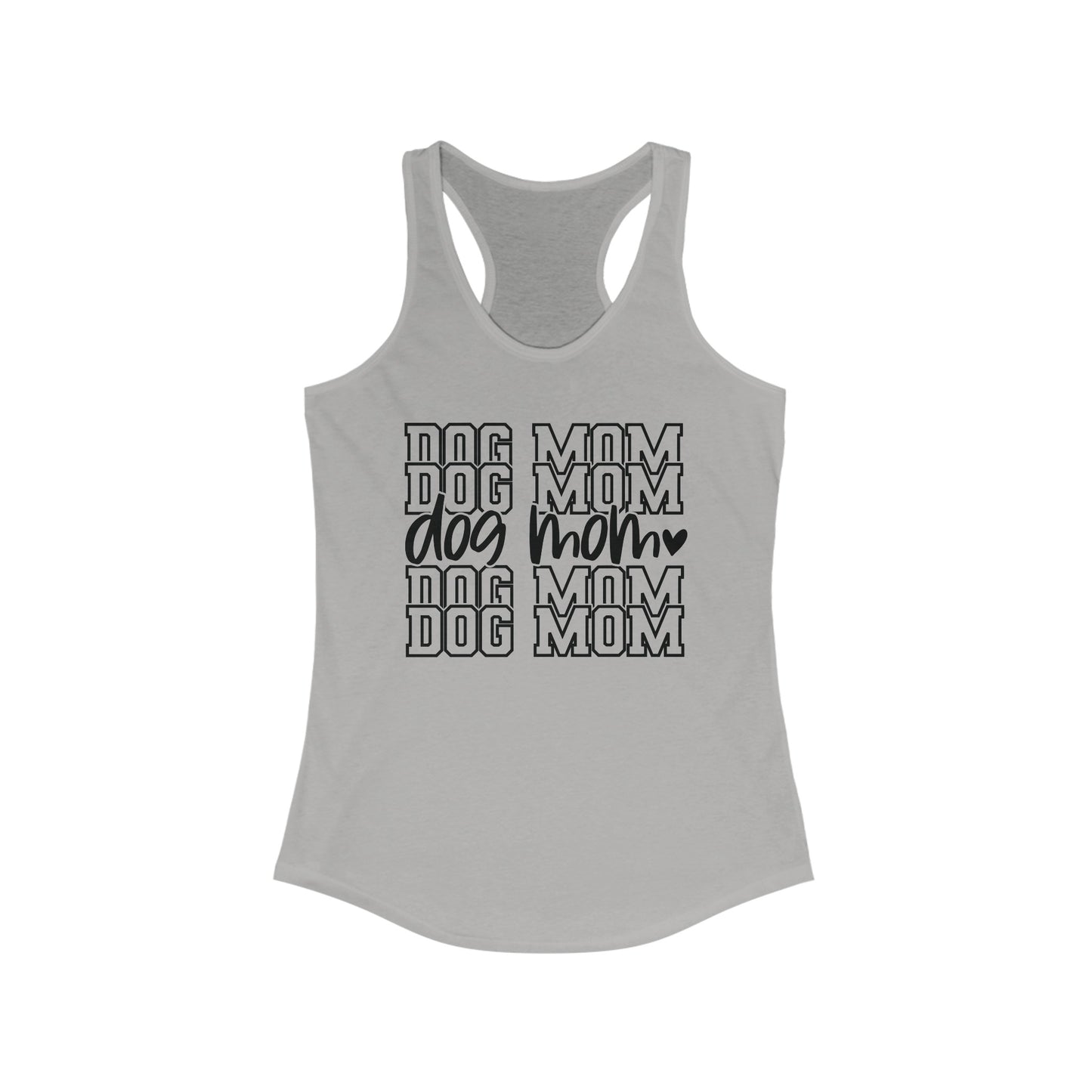 Dog Mom Row Women's Racerback Tank