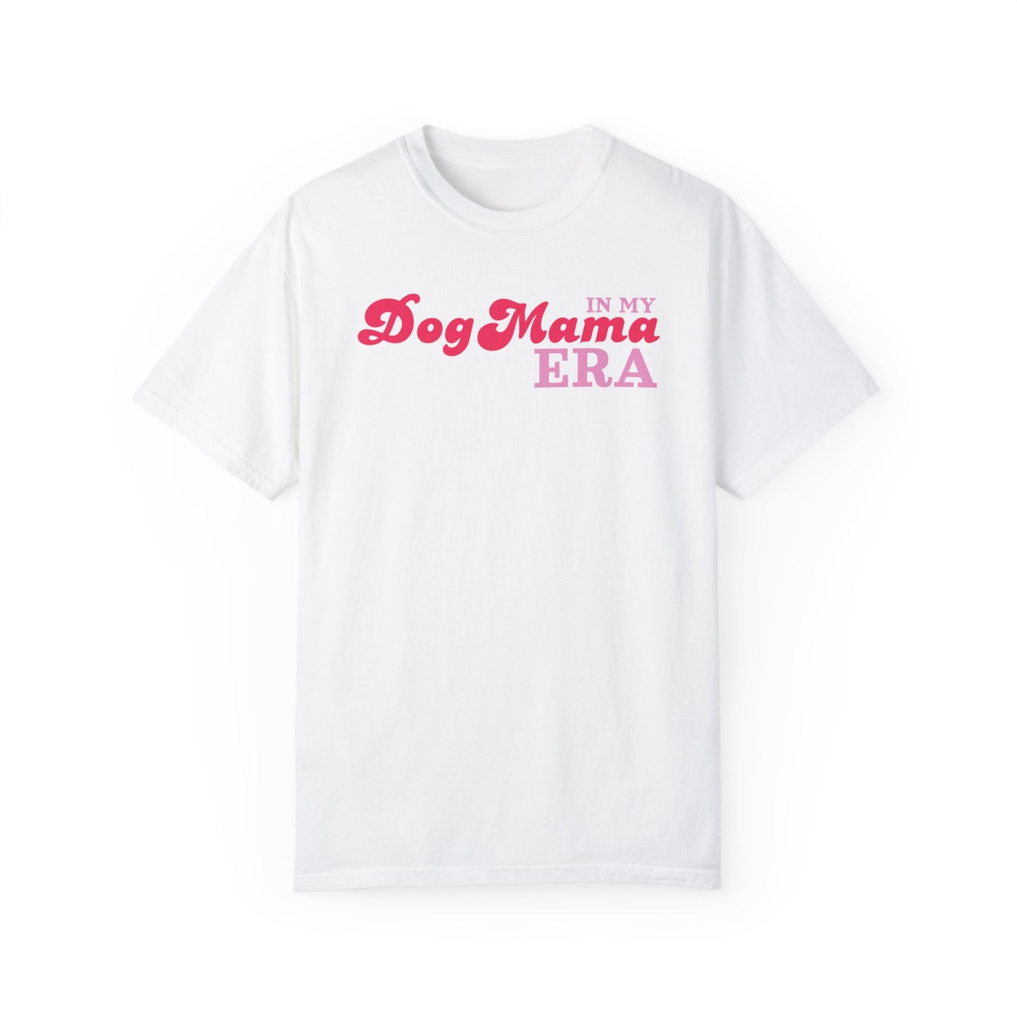 In my Dog Mama Era T-shirt in red