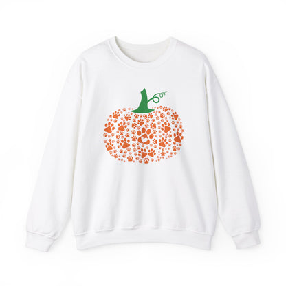 Pumpkin Paw print Sweatshirt