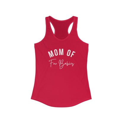 Mom of Fur babies Women's Racerback Tank