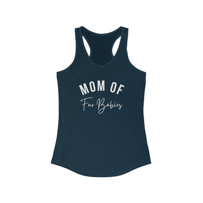 Mom of Fur babies Women's Racerback Tank