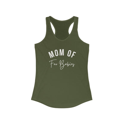 Mom of Fur babies Women's Racerback Tank