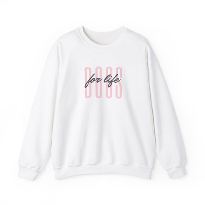 Dog Mom quote - "Dogs for life" Crewneck Sweatshirt