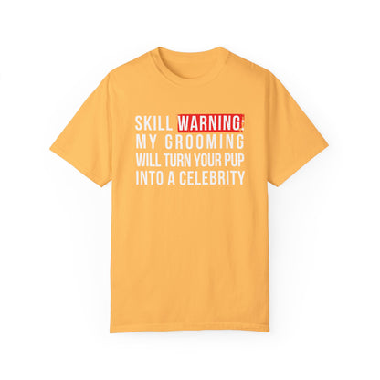 My Grooming will turn your pup into a celebrity funny dog groomer tshirt