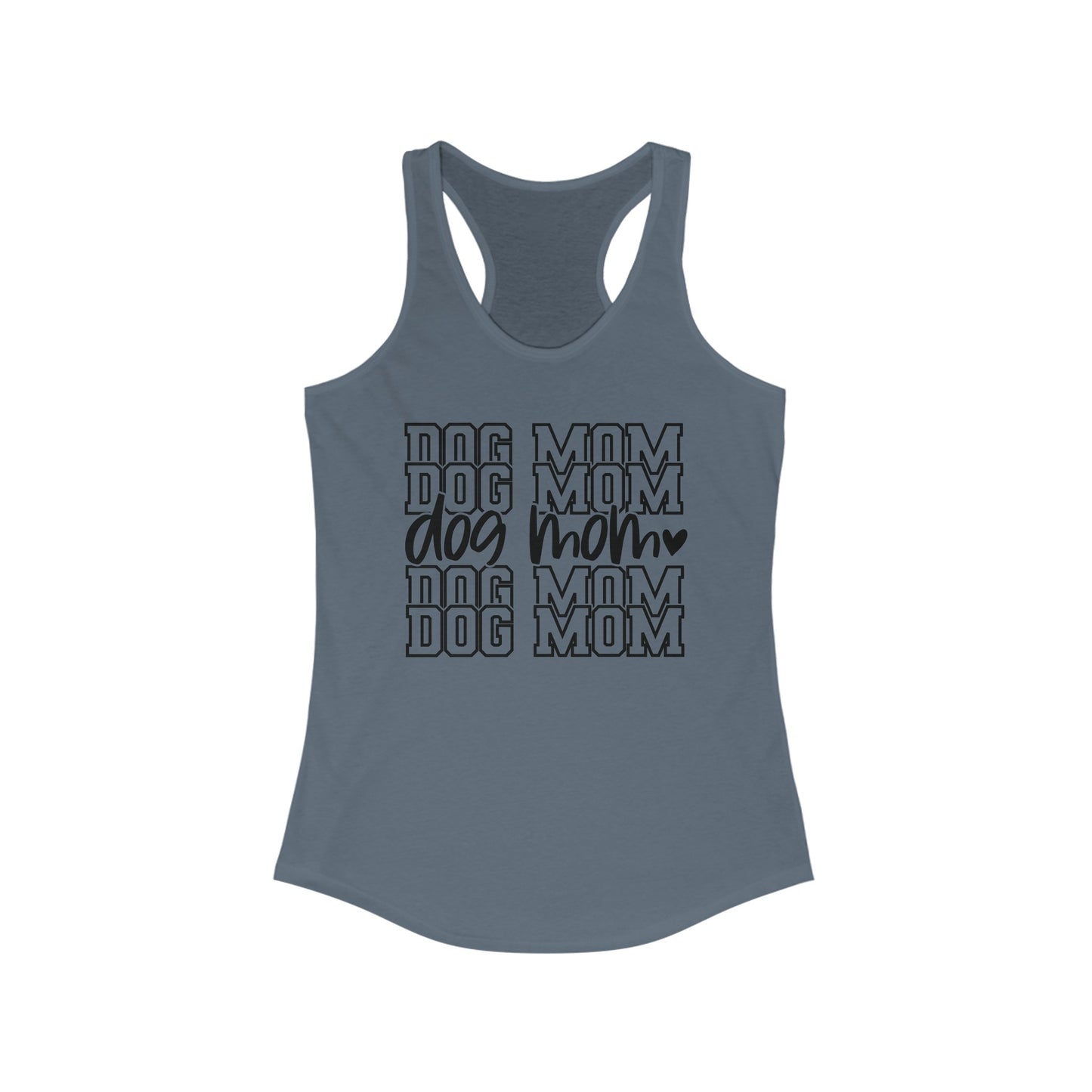 Dog Mom Row Women's Racerback Tank