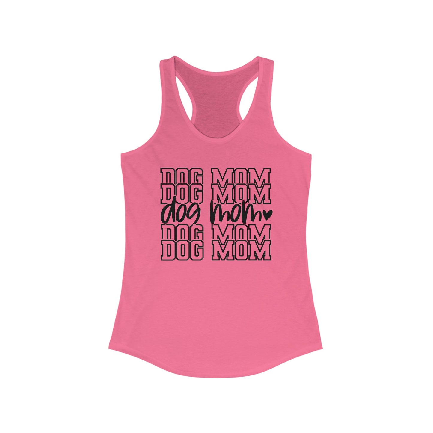 Dog Mom Row Women's Racerback Tank