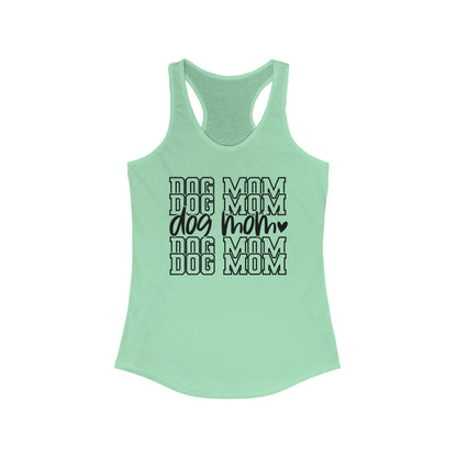 Dog Mom Row Women's Racerback Tank