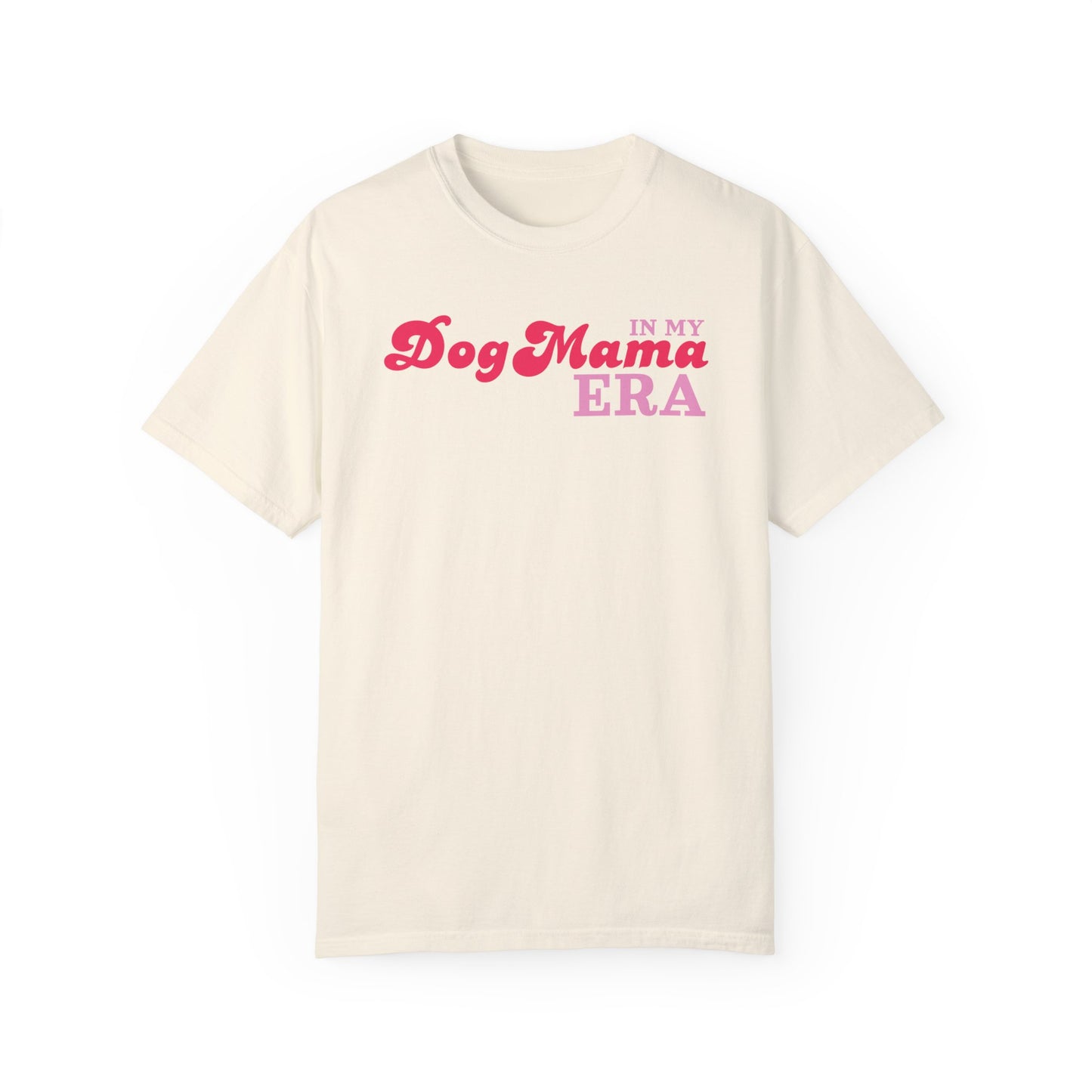 In my Dog Mama Era T-shirt in red