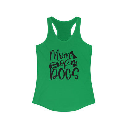 Mom of dogs Women's Racerback Tank