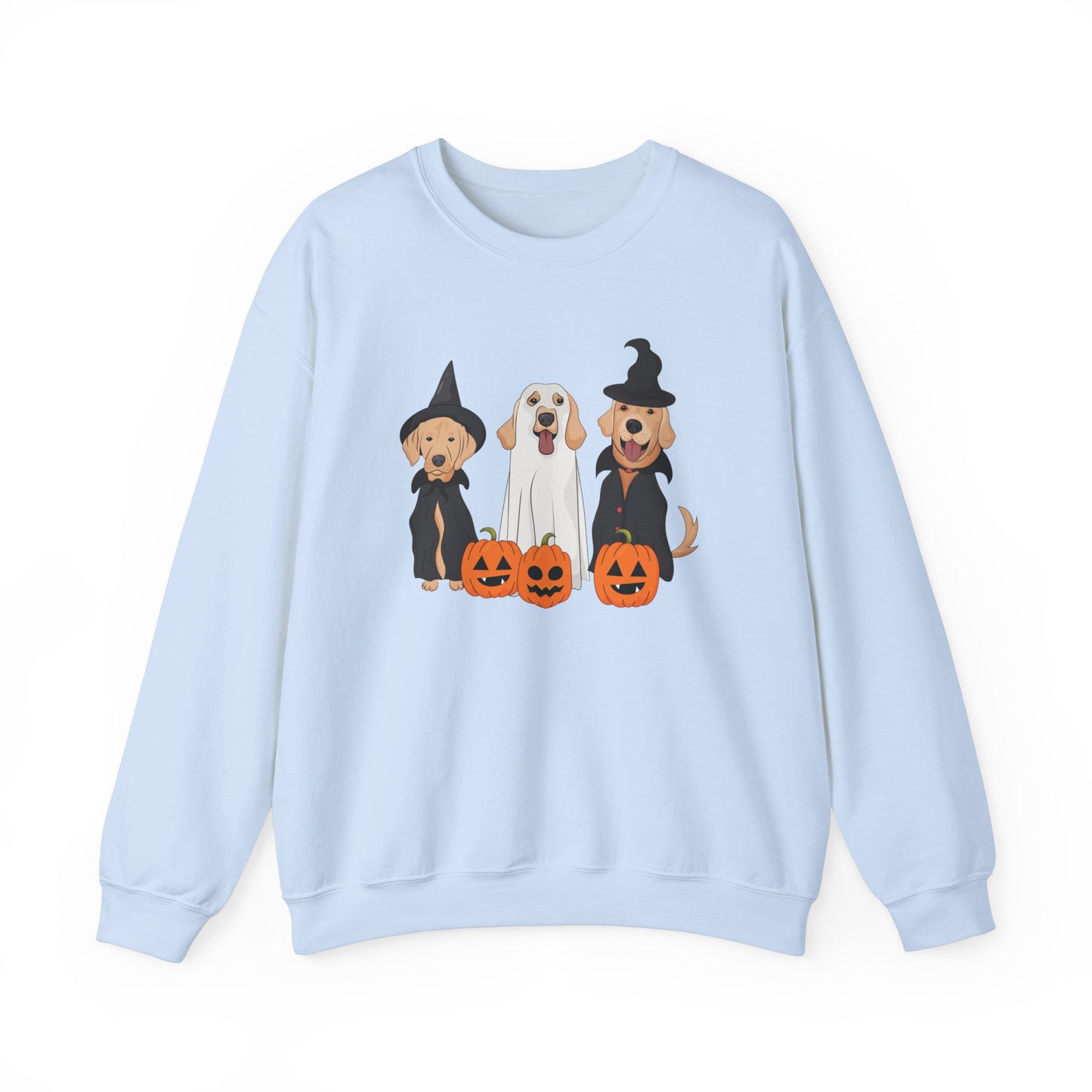 Halloween Witch dogs & a cute ghost T-shirt