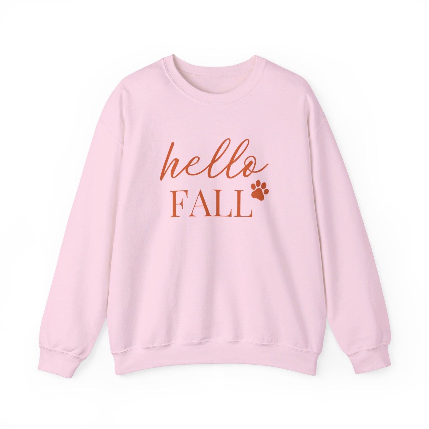 Hello Fall Paw (orange) Sweatshirt