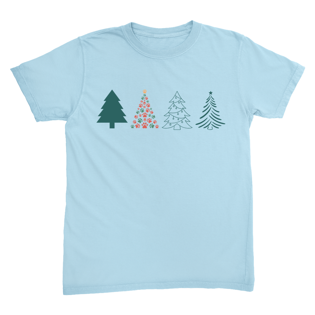 Christmas Tree Dog Mom Tshirt